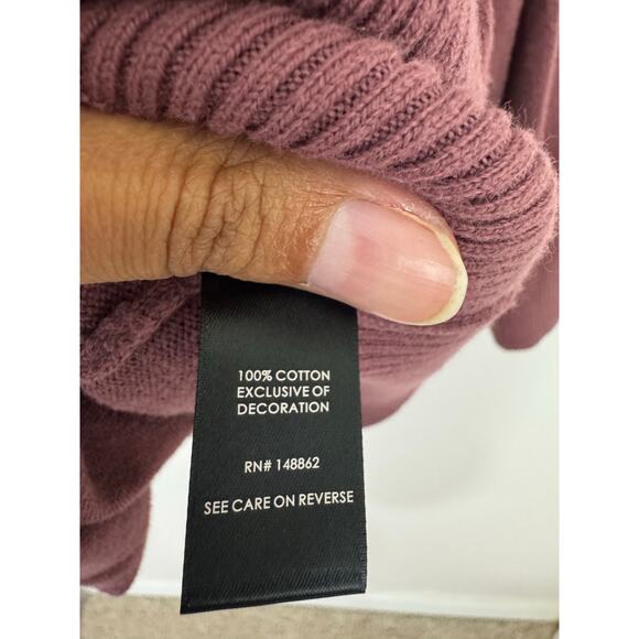 Torrid Mauve Star Pearl Embellished Sweater Size 3 (3X) - Picture 5 of 7